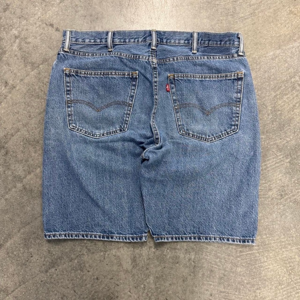 Men's Levi's Jorts 38' Lightwash Baggy Jean Shorts Western Fall Essential